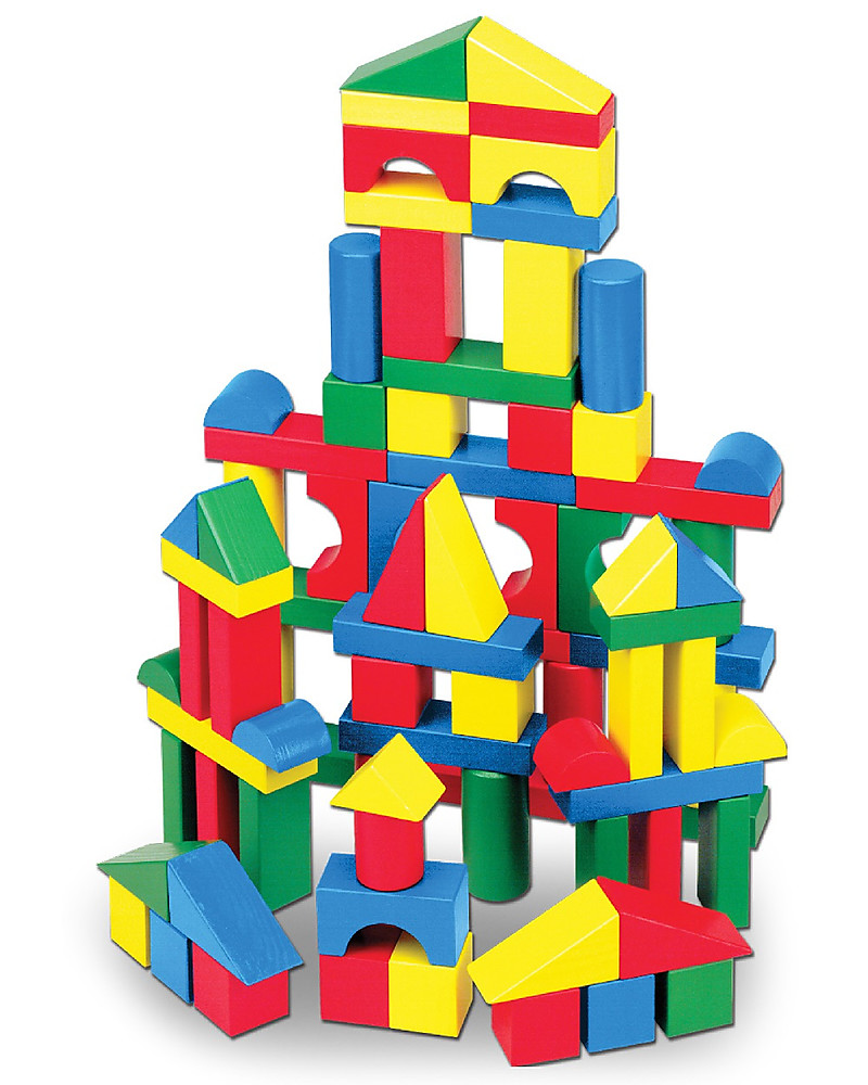 melissa & doug 100 wooden blocks